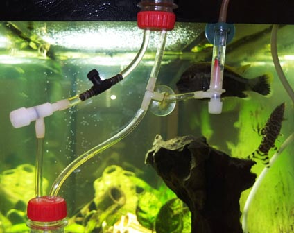 пример подключения счетчика пузырьков