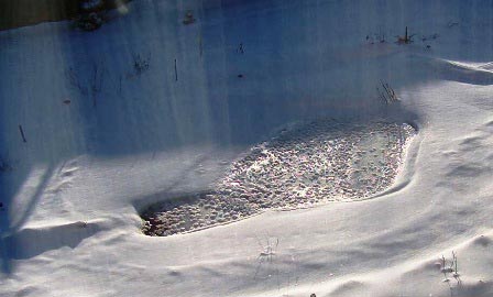 при
      -20C пруд замерзает